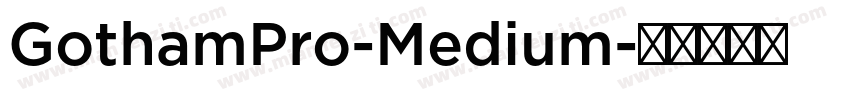 GothamPro-Medium字体转换