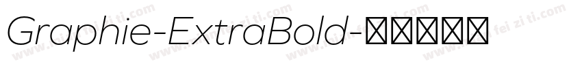 Graphie-ExtraBold字体转换