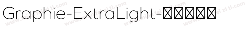 Graphie-ExtraLight字体转换