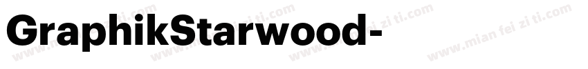 GraphikStarwood字体转换