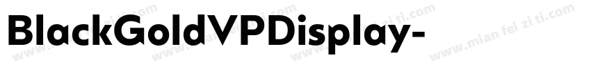BlackGoldVPDisplay字体转换