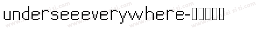 underseeeverywhere字体转换