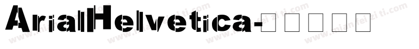ArialHelvetica字体转换