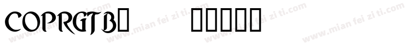COPRGTB_0字体转换