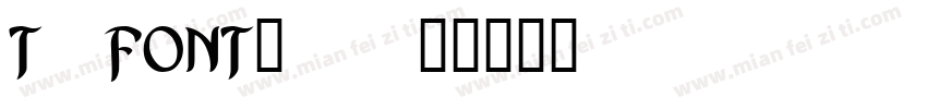 T3FONT_0字体转换