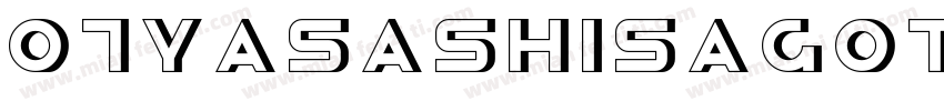07yasashisagothic字体转换