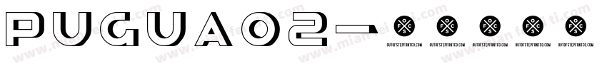 pugua02字体转换