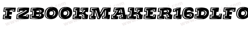 fzbookmaker16dlfont160536872277字体转换