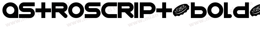 AstroScript-Bold字体转换