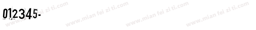 012345字体转换