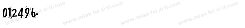 012496字体转换