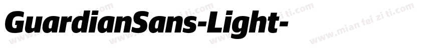 GuardianSans-Light字体转换