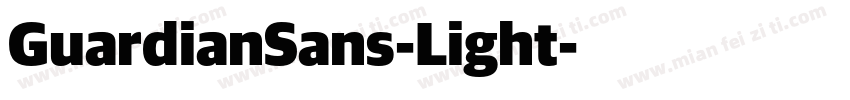 GuardianSans-Light字体转换