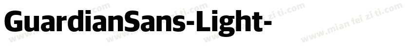 GuardianSans-Light字体转换