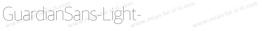 GuardianSans-Light字体转换