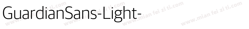 GuardianSans-Light字体转换