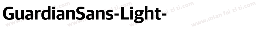 GuardianSans-Light字体转换