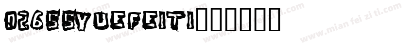 026SSyuefeiti字体转换