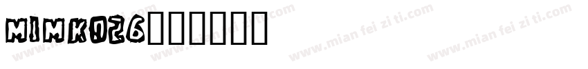 mimk026字体转换