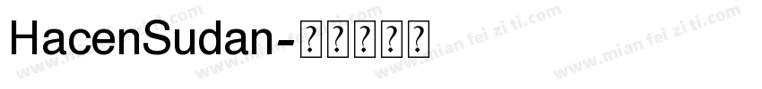 HacenSudan字体转换