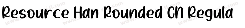 Resource-Han-Rounded-CN-Regular字体转换