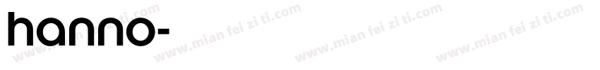 hanno字体转换