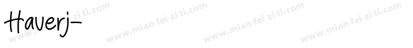 Haverj字体转换