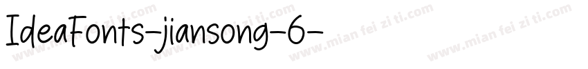 IdeaFonts-jiansong-6字体转换