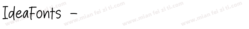 IdeaFonts字体字体转换