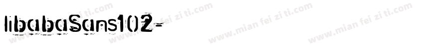 libabaSans102字体转换