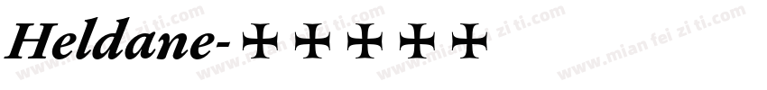 Heldane字体转换