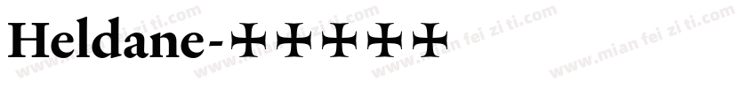 Heldane字体转换