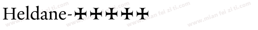 Heldane字体转换