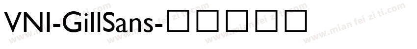 VNI-GillSans字体转换