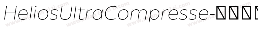 HeliosUltraCompresse字体转换