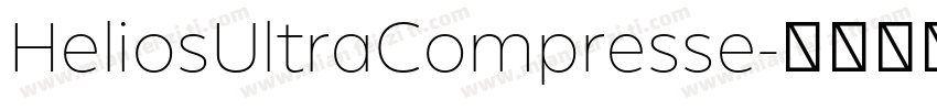 HeliosUltraCompresse字体转换