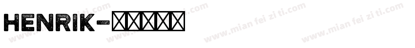 henrik字体转换