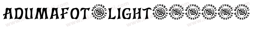 AdumaFOT-Light字体转换