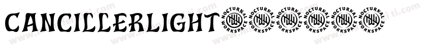 CancillerLight字体转换