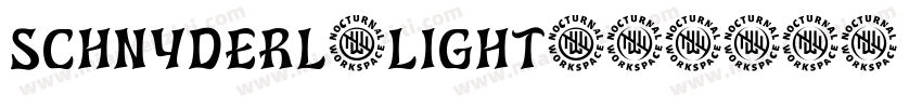 SchnyderL-Light字体转换