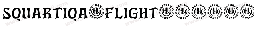 Squartiqa4FLight字体转换