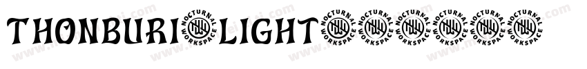 Thonburi-Light字体转换