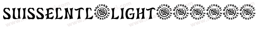 suisselntl-Light字体转换
