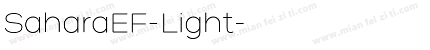 SaharaEF-Light字体转换