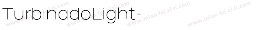 TurbinadoLight字体转换