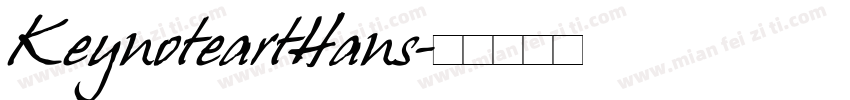 KeynoteartHans字体转换