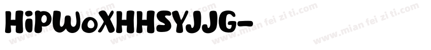 HiPWoXHHSYJJG字体转换