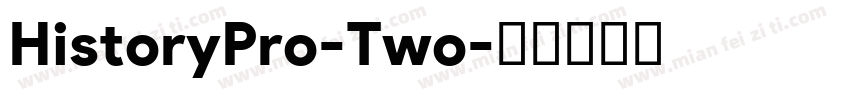 HistoryPro-Two字体转换