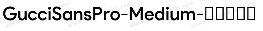GucciSansPro-Medium字体转换