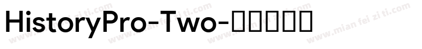 HistoryPro-Two字体转换